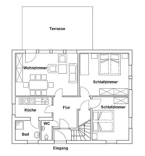 بيت للعطل Kaiserkrone Schöna